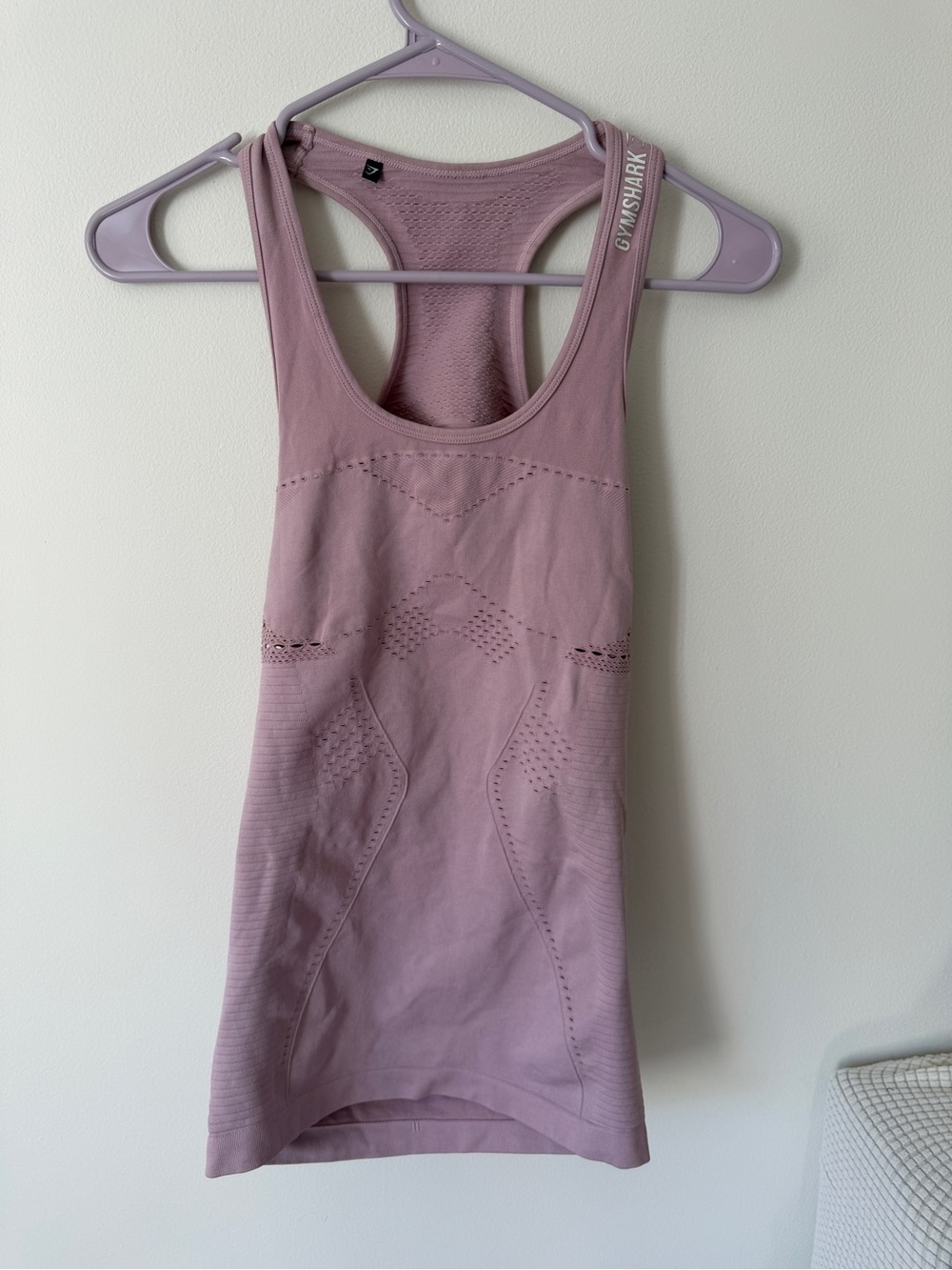 Gymshark Dusty Mauve Seamless Racerback Tank